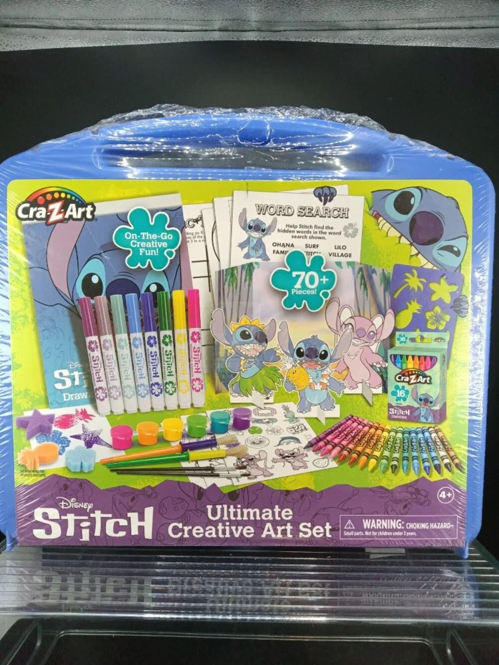 Disney Stitch Ultimate Creative Art Set Cra-Z-Art 70+ Pieces